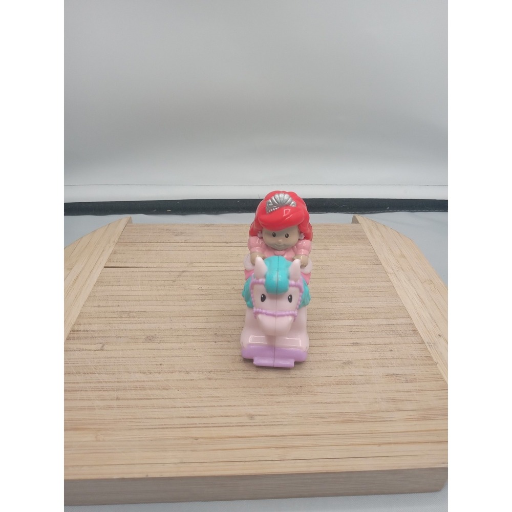 Little People Klip Klop Disney Princess Ariel Little Mermaid Pink Blue Horse - Picture 4 of 10
